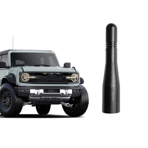 AMFRNE Black 3 inches Bronco Short Antenna Antenna Compatible with Ford Bronco 2021 2022 2023 2024 2025 2026 Bronco Replacement Antenna Good Reception Car Wash Safe for Bronco Accessories 20212026 - Image 1