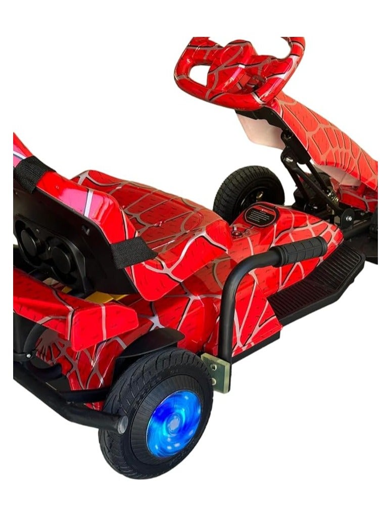 ويندهورس سيارة كهربائية 12 فولت للأطفال، مركبة لعب ذات مقعدين، بعجلات كبيرة، وجهاز تحكم عن بعد، وتصميم أنيق - مثالية للأولاد والبنات - Image 2