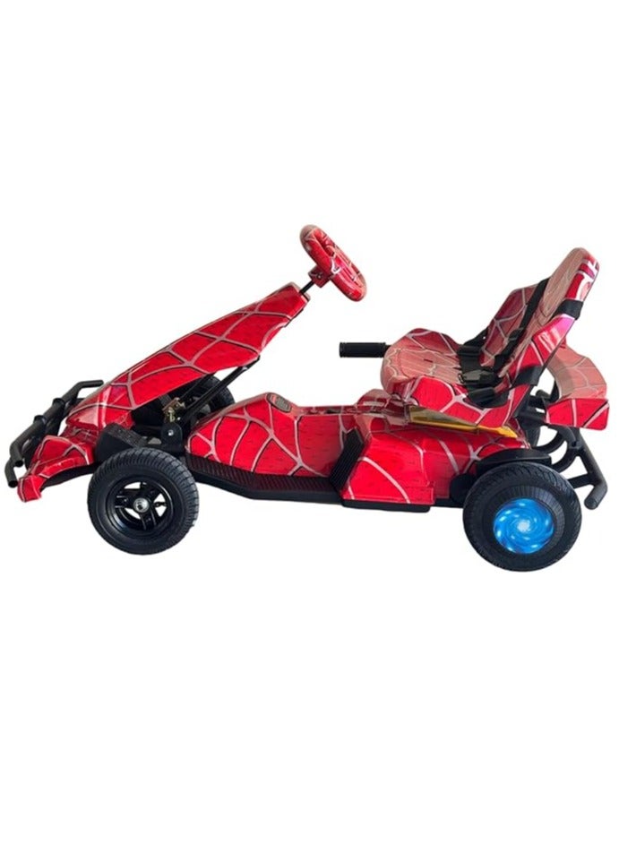 ويندهورس سيارة كهربائية 12 فولت للأطفال، مركبة لعب ذات مقعدين، بعجلات كبيرة، وجهاز تحكم عن بعد، وتصميم أنيق - مثالية للأولاد والبنات - Image 3