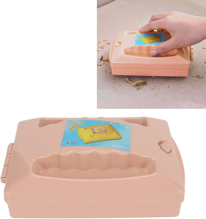 Carpet Sweeper Manual Carpet Sweeper Carpet Brush Double Roller Remove Debris Table Sweeper Cleaning Brush for Sofa Bed Desk - Image 5