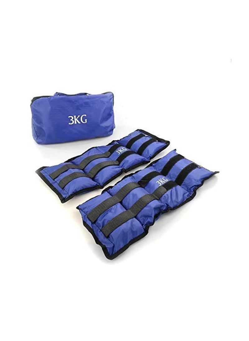 ALCOACH Pair Of Ankle And Wrist Weight Strap With Bag 3KG  - Image 1