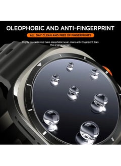 Youque Samsung Galaxy Watch 7 Ultra 47mm Screen Protector, Auto-alignment Installation Kit Accessories Tempered Glass  - Image 4
