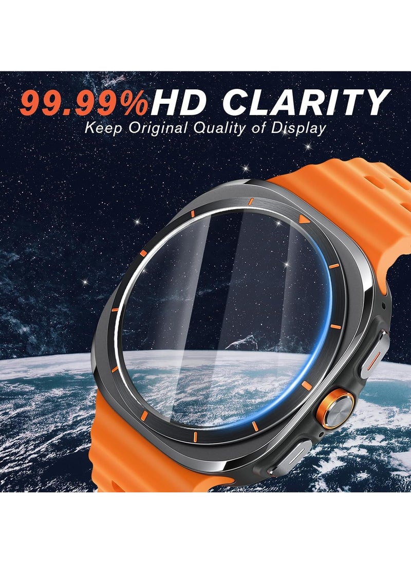 يوك واقي شاشة Samsung Galaxy Watch 7 Ultra مقاس 47 مم، طقم تركيب محاذاة تلقائية، ملحقات زجاج مقسّى  - Image 5