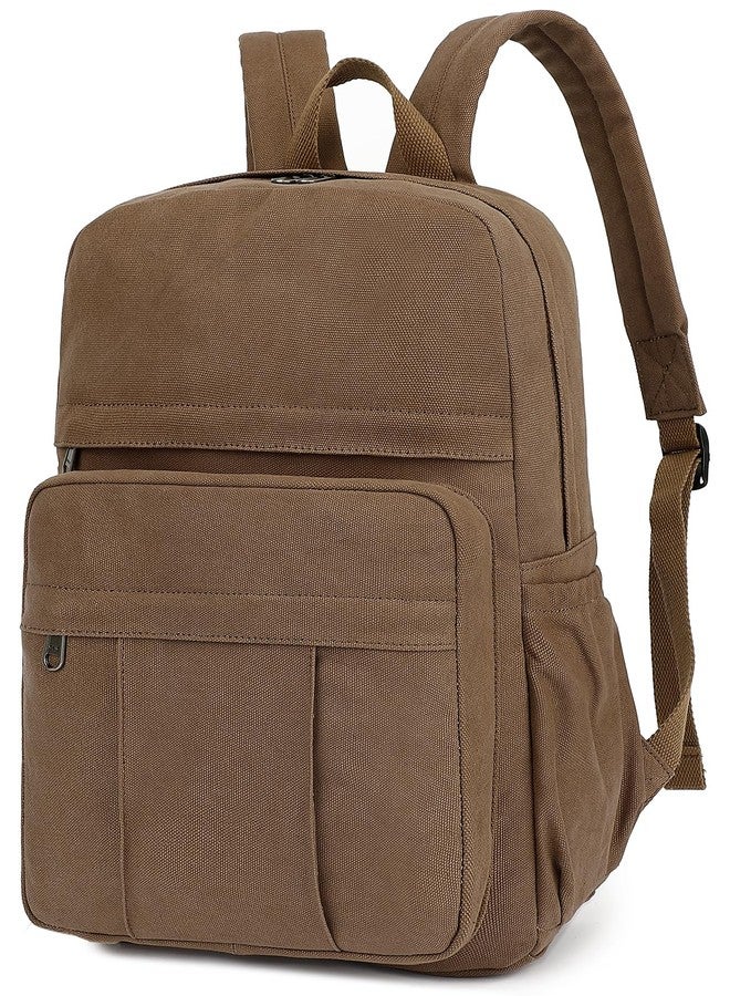 Collsants Canvas Backpack for Women and Men Retro Rucksack Casual Daypacks Laptop Backpacks - Image 1