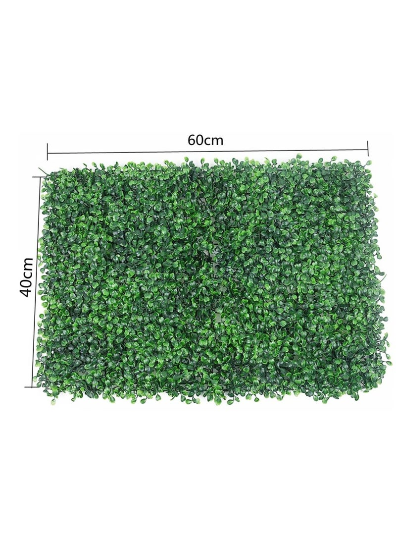 LINGWEI 2pcs Artificial Wall Grass Panels Artificial Wall Grass For Home Indoor Outdoor Villa Garden decoration Faux Grass Backdrop Greenery Plant Hedge Privacy Fence Screen  - Image 5