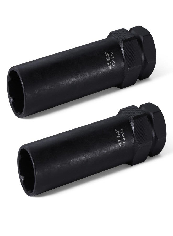 Vexplo 2 Pieces 6 Spline Lug Nut Socket Set, Locking Lug Nut Removal Tool, Wheel Lock Removal Kit for Easy Installation and Removal of Lug Nuts on Aftermarket Wheels - Image 1