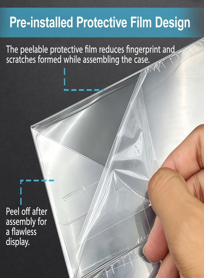 Botyboty 12 Pack ETB Protector Case Compatible with PKMN Elite Trainer Box Protector Cases 0.5mm Thick Plastic Heavy Duty Clear PKMN ETB Case Protector Cover Soft with Protective Film Auto-locking Bottom - Image 5