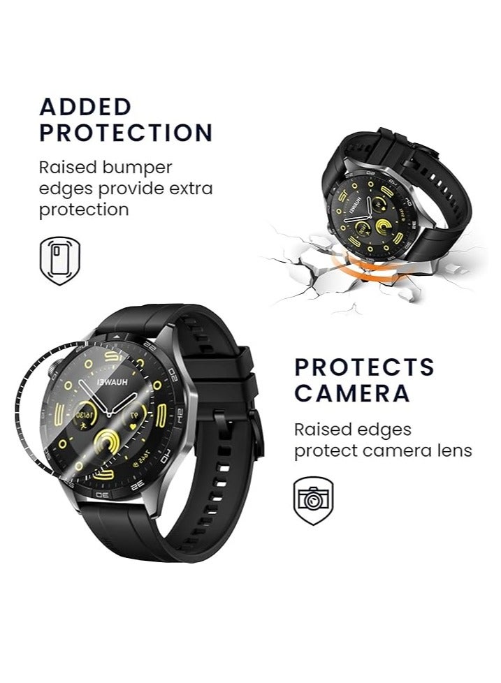 واقي شاشة هيدروجيل لساعة هواوي GT4 مقاس 46 ملم - Image 4