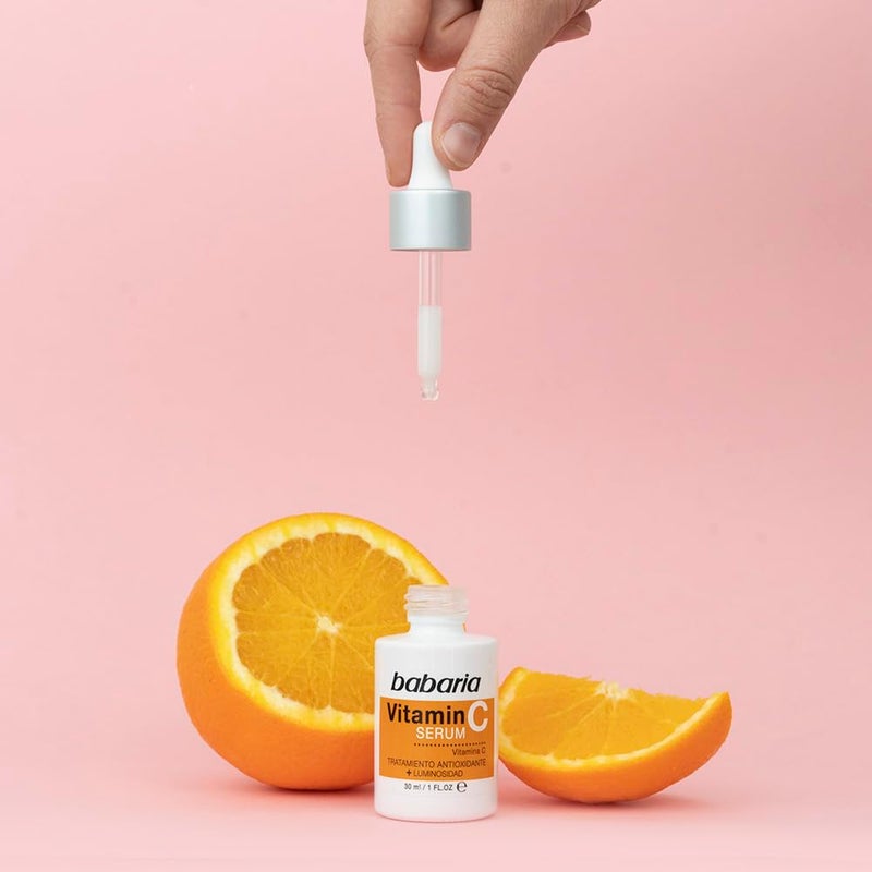 Babaria Vitamin C Face Serum - Helps Improve Elasticity and Flexibility - Reduces Appearance of Dark Spots - Protects Against Airborne Pollutants - Provides Glowing and Anti-Aging Effect - 1 oz - Image 5