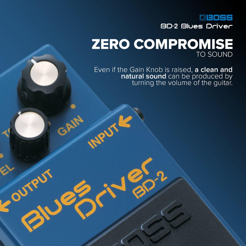 Boss BD-2 Blues Driver Guitar Effects Pedal - Image 3
