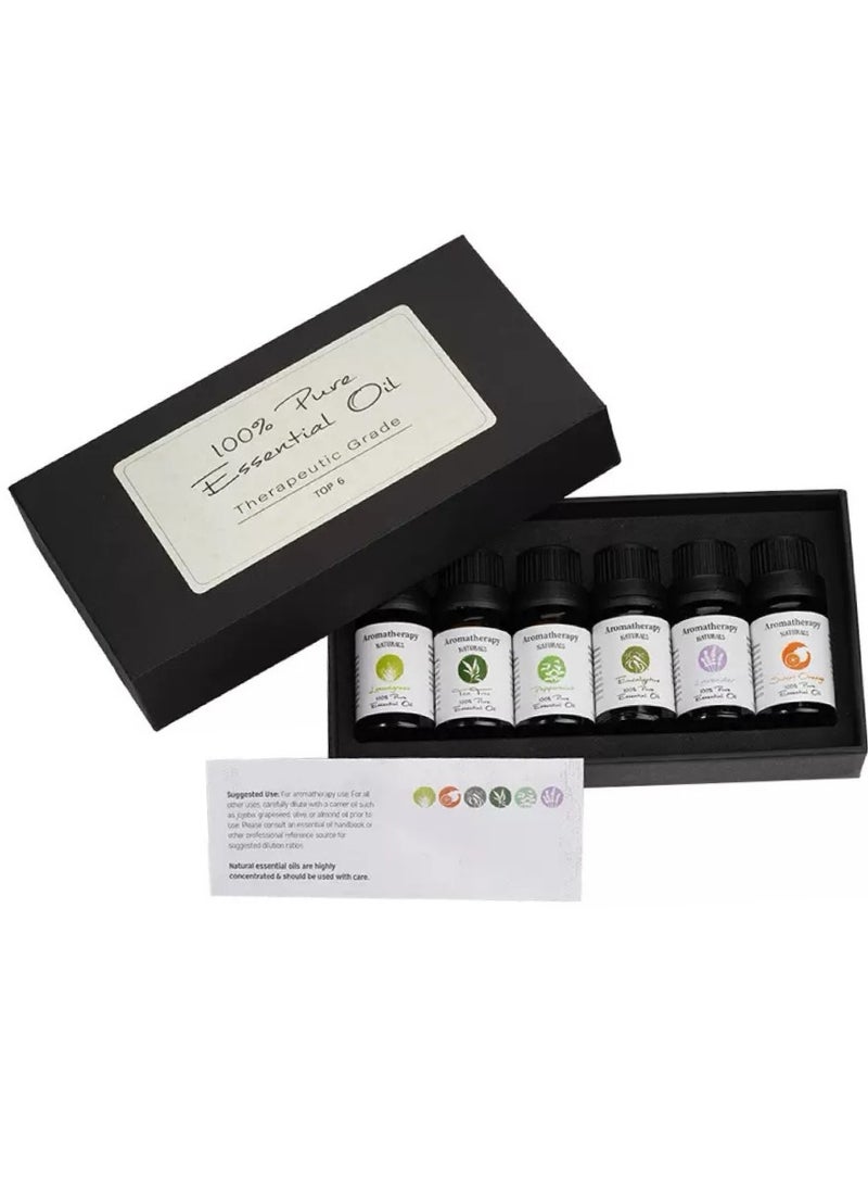 6-PCS Premium Aromatherapy Essential Oil Set, Plant Extract 10ml*6 - Image 1