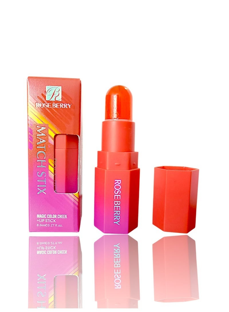 Rose Berry Magic Color Cheek & Lip Stick – 8ml - Image 2
