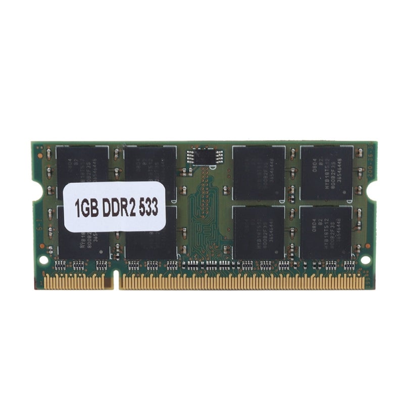 ذاكرة DDR2 سعة 1 جيجابايت بسرعة 533 ميجاهرتز للكمبيوتر المحمول - أداء عالي السرعة ومستقر، ذاكرة DDR2 بـ 200 دبوس متوافقة مع أجهزة الكمبيوتر التي تدعم PC2-4200 - Image 1