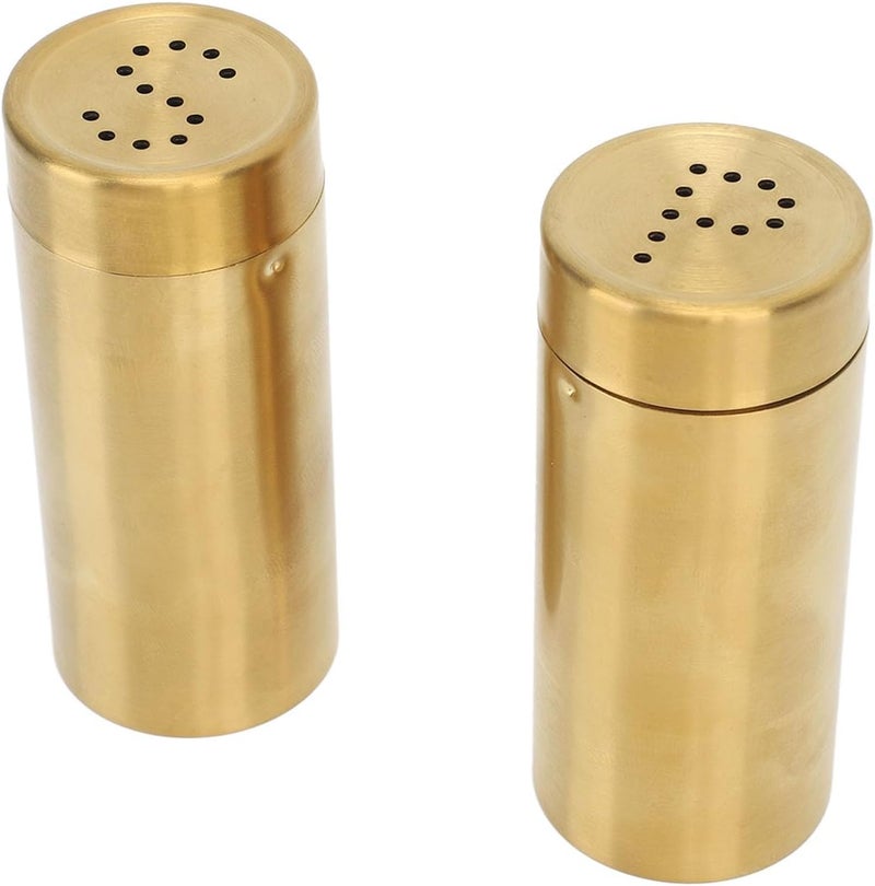 كلاراكو مجموعة زجاجات توابل الملح والفلفل المصنوعة من الفولاذ المقاوم للصدأ 304، تصميم بسعة كبيرة، مظهر رائع، خفيفة الوزن وقابلة للحمل، للمطبخ والتخييم والشواء - Image 3