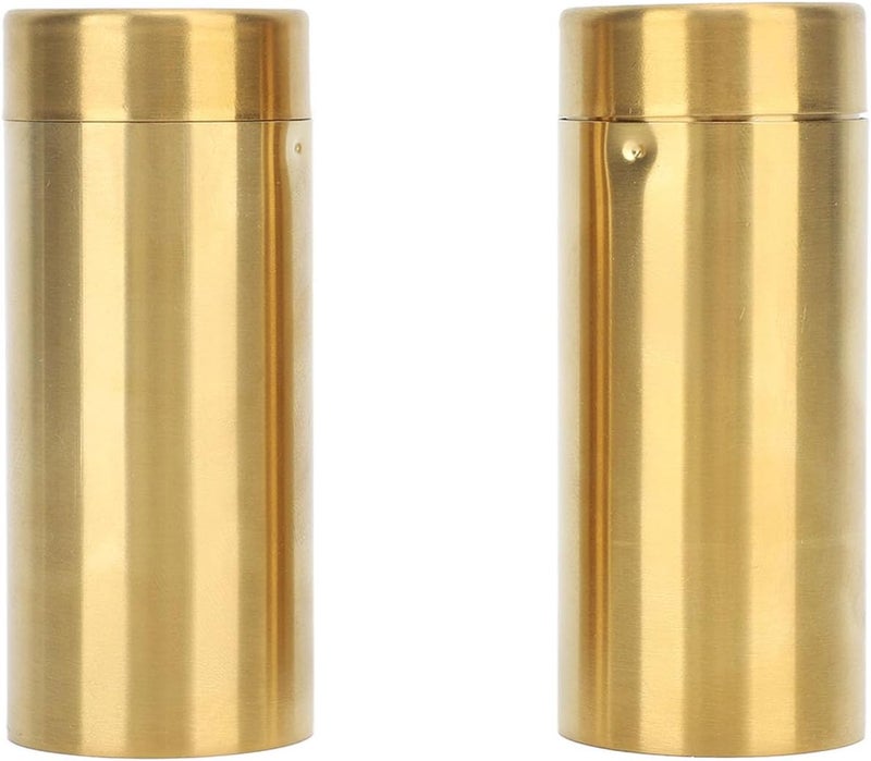 كلاراكو مجموعة زجاجات توابل الملح والفلفل المصنوعة من الفولاذ المقاوم للصدأ 304، تصميم بسعة كبيرة، مظهر رائع، خفيفة الوزن وقابلة للحمل، للمطبخ والتخييم والشواء - Image 2