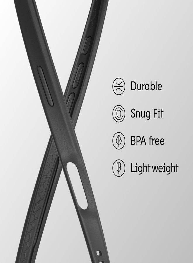 RhinoShield Bumper Case Compatible with iPhone 16 Pro | CrashGuard - Shockproof Slim Design Protective with Military Grade Drop Protection - Black - Image 4