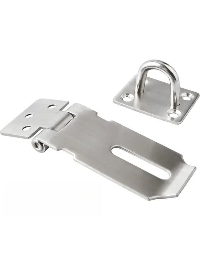 Heavy Duty Stainless Steel Door Lock Latch Silvery Anti Theft Security Bolt For Home Office - Image 1