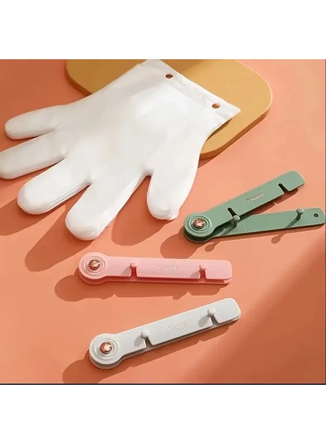 Green Disposable Gloves 400 Pcs With Wall Mounted Holder And Glove Clip - Image 5
