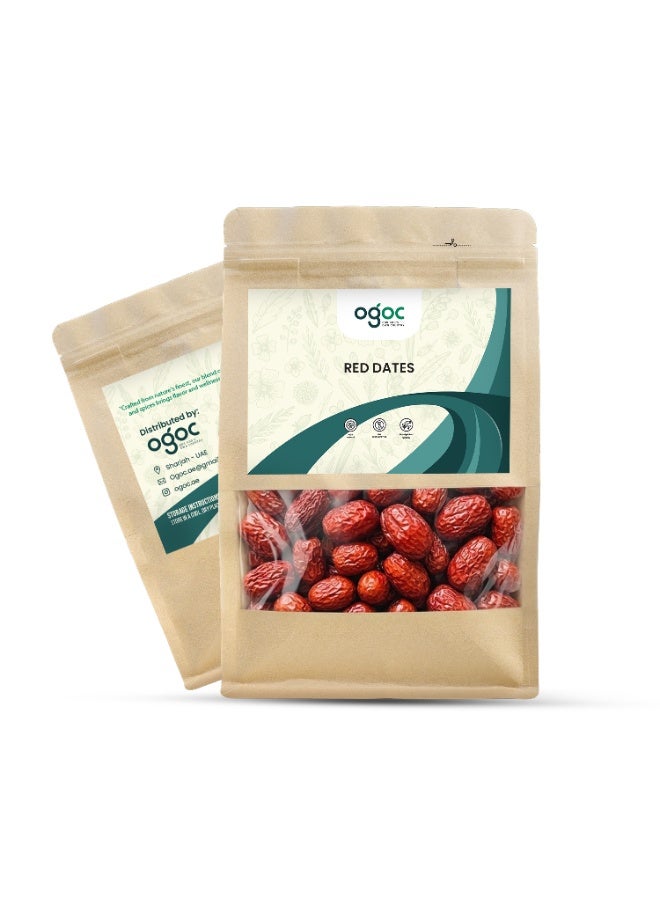 OGOC Premium Red Dates Natural Sweet Dried Jujube Rich in Nutrients for Snacking & Cooking - Image 5