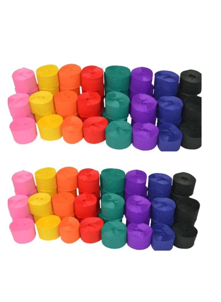 Terabyte لفافات ورق الكريب (عبوة من 24 قطعة) متعددة الألوان - Image 3