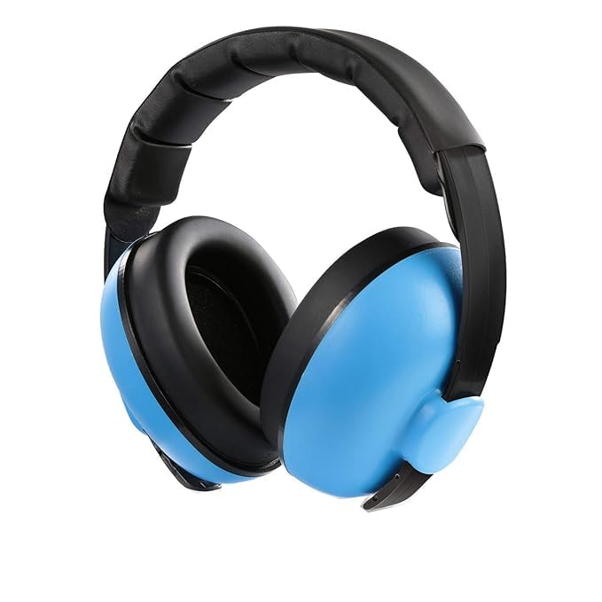 GVB ENTERPRISE Baby Ear Protection,Noise Cancelling Headphones For Kids For 0-3 Years Babies,Toddlers,Infant For Sleeping Airplane Concerts Theater Fireworks,Baby Earmuffs (Bule) - Image 1
