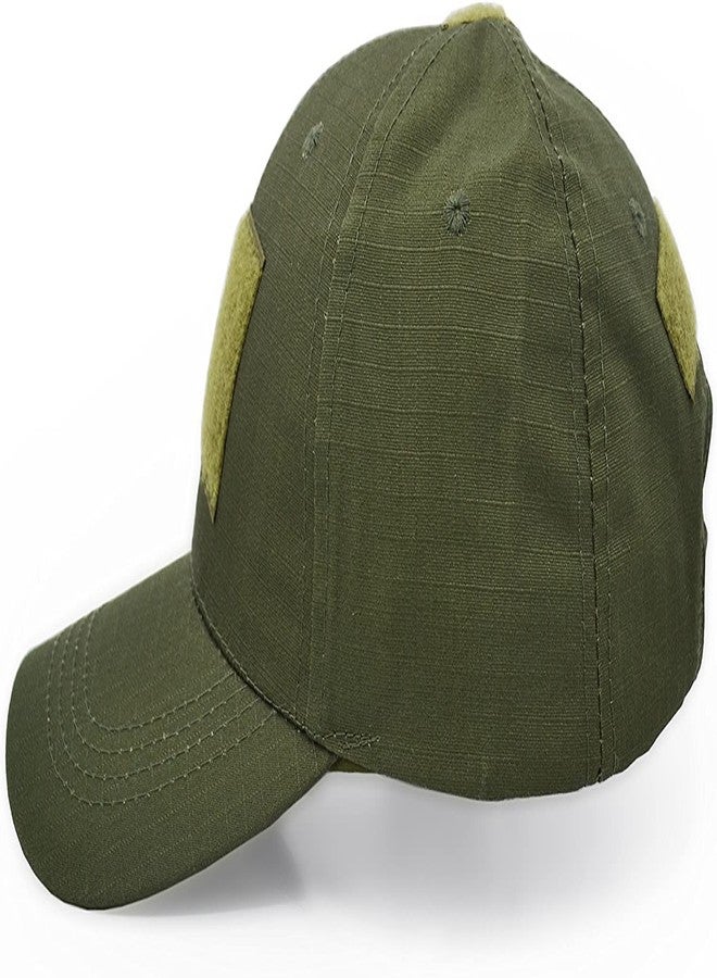 Linist Unisex Polyester Military Tactical Operator Cap, Outdoor Army Hat Hunting Camouflage Baseball Cap (Army Green), Free Size - Image 3