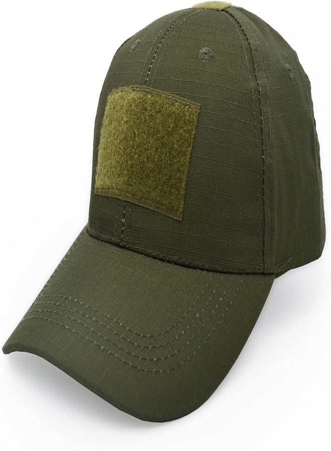 Linist Unisex Polyester Military Tactical Operator Cap, Outdoor Army Hat Hunting Camouflage Baseball Cap (Army Green), Free Size - Image 1