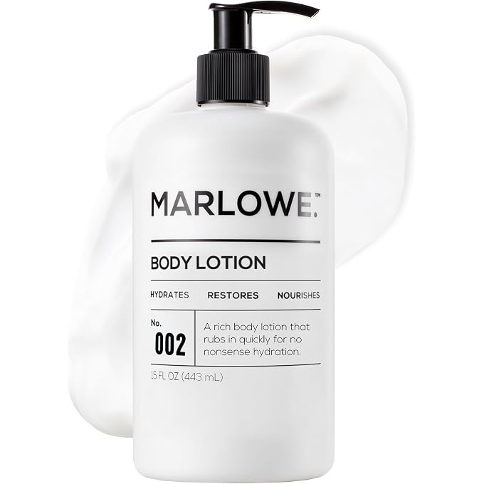 Marlowe 002 Extra Moisturizing Body Lotion 15 oz | Daily Lotion for Dry Skin for Men and Women | Light Fresh Scent | Made with Natural Ingredients | Vegan & Cruelty-Free - Image 1