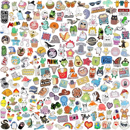 SINCCO 20/40/50 Pcs Cute Enamel Backpack Pins, Funny Anime Enamel Lapel Pins Bulk Set Cool Brooch Button Pins Badge Aesthetic for Backpacks, Bag, Jacket, Kids, Girls, Festival Present (Style 50) - Image 1