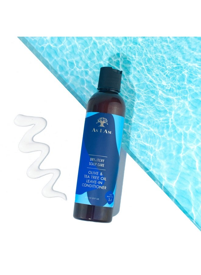 As I Am Dry & Itchy Scalp Care Leave In Conditioner - 8 ounce - Enriched with Piroctone Olamine, Ceramides, Olive Oil, and Tea Tree Oil - Image 3