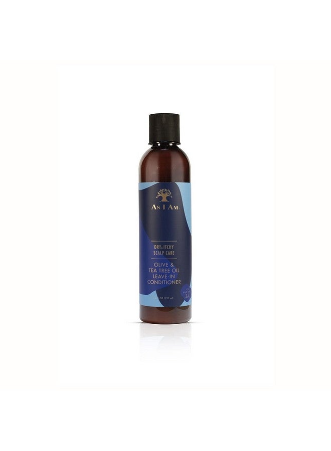 As I Am Dry & Itchy Scalp Care Leave In Conditioner - 8 ounce - Enriched with Piroctone Olamine, Ceramides, Olive Oil, and Tea Tree Oil - Image 1
