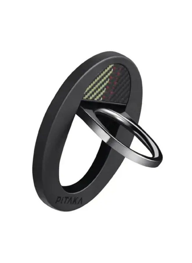 PITAKA - MagEZ Phone Grip 2 Random Segment Color / MagSafe and MagEZ 2.0 Compatible / Aramid fiber, Zinc alloy, ABS+PC Material / Built-In NFC / Thin & Lightweight- Overture - Image 1