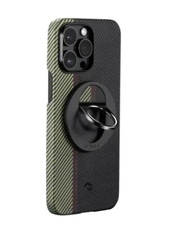 PITAKA MagEZ Phone Grip 2 Random Segment Color / MagSafe and MagEZ 2.0 Compatible / Aramid fiber, Zinc alloy, ABS+PC Material / Built-In NFC / Thin & Lightweight- Overture  - Image 3