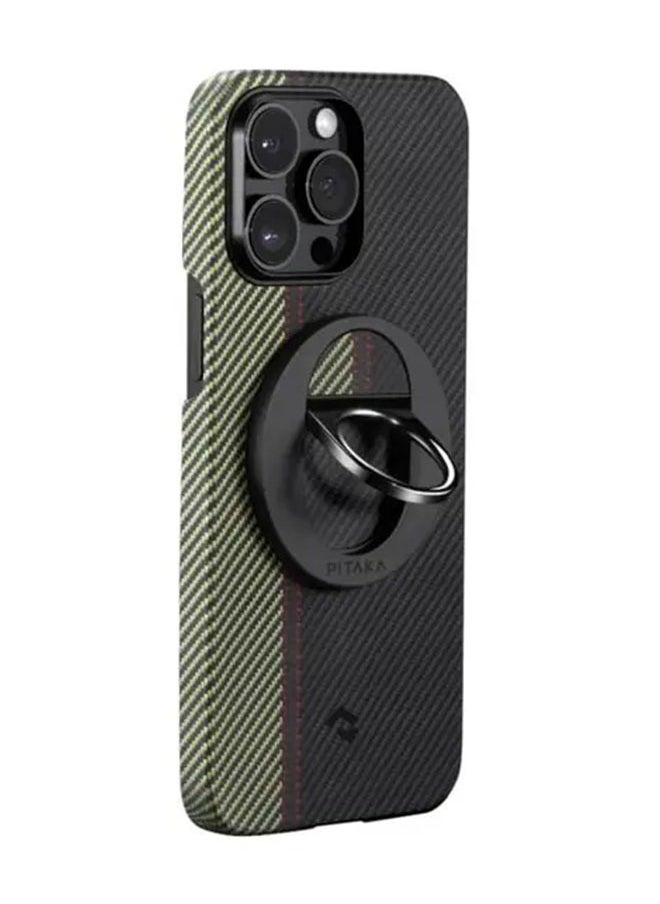 PITAKA - MagEZ Phone Grip 2 Random Segment Color / MagSafe and MagEZ 2.0 Compatible / Aramid fiber, Zinc alloy, ABS+PC Material / Built-In NFC / Thin & Lightweight- Overture - Image 1