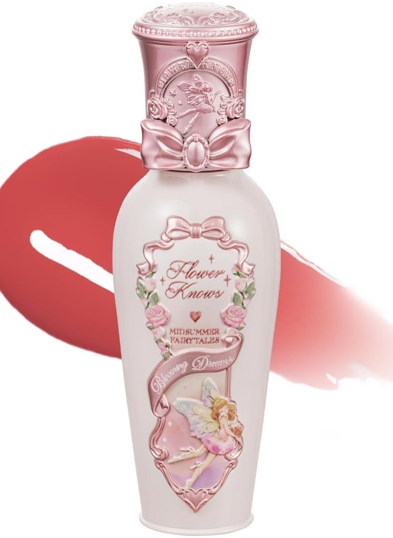 Midsummer Fairytales Lip Gloss-Glowy Moisturizing Coating Lip Lacquer-Hydrating Tinted Lip Oil for Girls & Women-Vegan & Cruelty Free - 0.17Fl Oz (G03 Firefly, 5 ml)