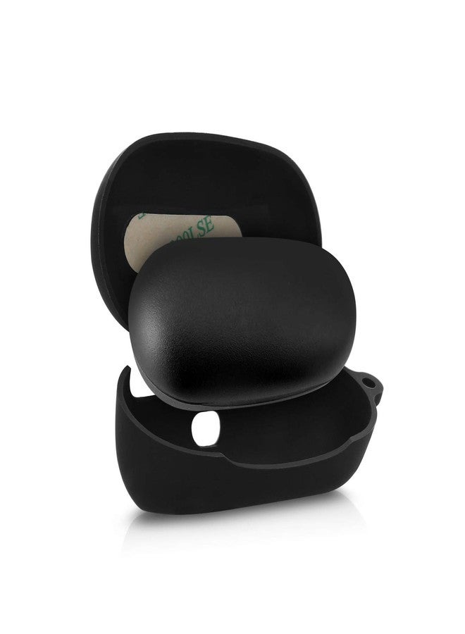 kwmobile Case Compatible with Sony WF-XB700 True Wireless Case - Silicone Cover Holder for Earbuds - Black - Image 3
