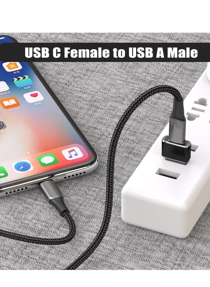 Rock Pow 3-Pack USB C Female to USB Male Adapter  - Image 3