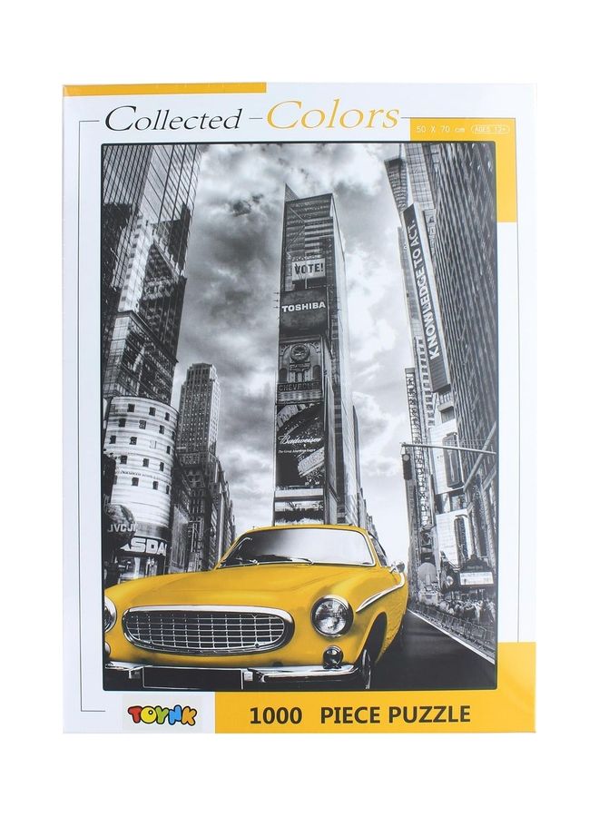 NIBEMINENT 1000-Piece New York Taxi Jigsaw Puzzle Set - Image 4