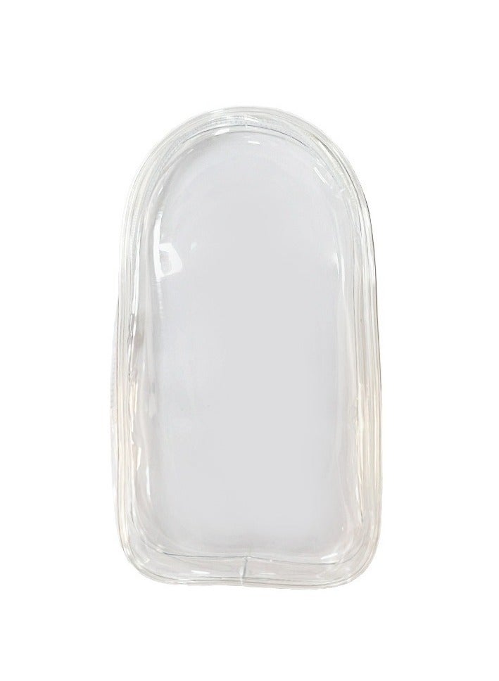 Sparkling Clear PVC Protective Bag with Pompom Keychain - A Dreamy Home for 15cm Have A Sit Dolls! - Image 1