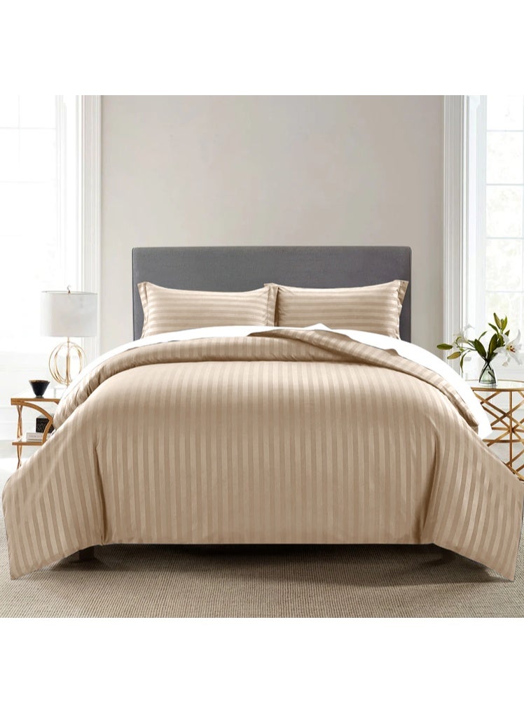 سليب لاند بكج النوم الفندقي – لباد 200×120 سم + واقي مرتبة + طقم واقي مخدة + مفرش فندقي بيج - Image 2