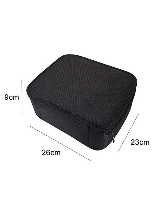 Runmay Professional Makeup Train Case Cosmetic Toiletry Bag Travel Organizer Make up Artist Master Waterproof Case Portable Storage with Adjustable Beauty Items Kit Storage Tool & Accessories - Image 3