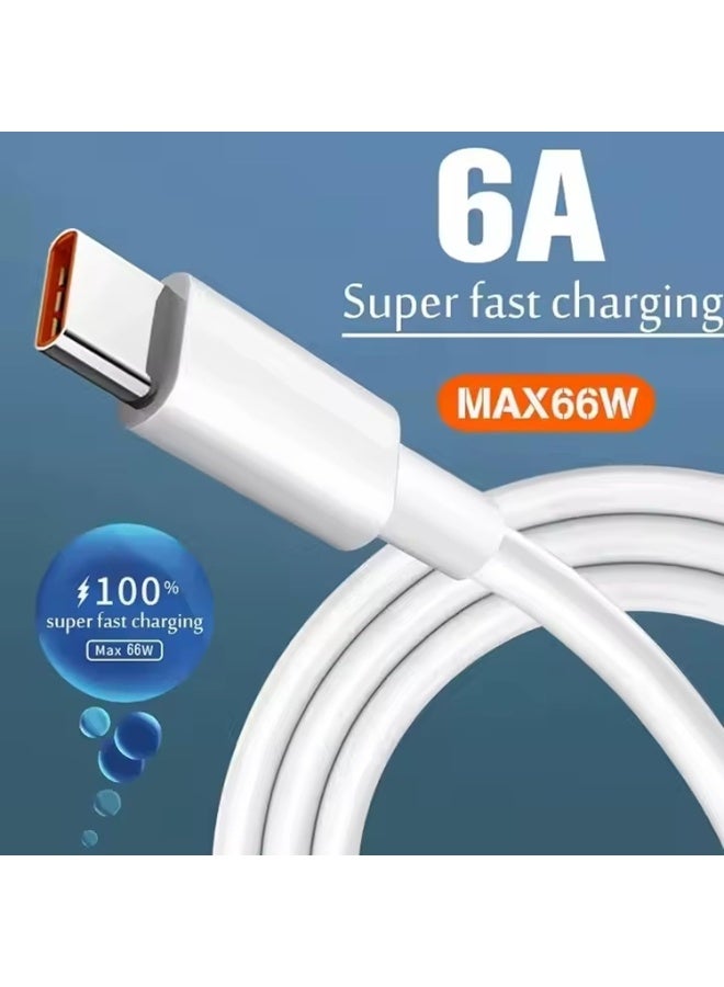 كابل شحن سريع من USB إلى USB-C بطول متر واحد، سلك شاحن من النوع C بقوة 3 أمبير/60 واط، متوافق مع هواتف Samsung Galaxy S25/S24/S23، وXiaomi، وiPhone 16/15، وiPad، وMacBook، وغيرها - مضفر متين - Image 3