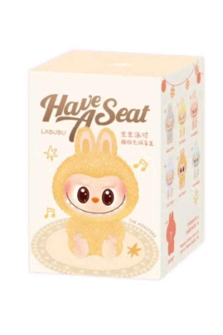 The Monsters - Have a Seat Vinyl Plush Blind Box, The Monsters Blind Box Figures, Random Design Action Figures Collectible Toys Home Decorations, Holiday Birthday Gifts, Single Box  - Image 1