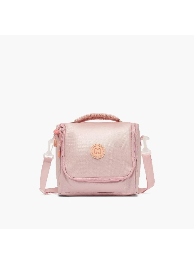 مارشملو Lunch Bag-Wildflower Lunch Bag-1 Cmprt- (Polyester) Peach \ 12X24X21