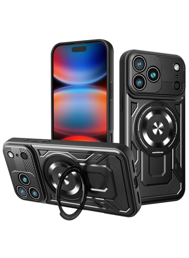 general Case for iPhone 17 Pro Max with Camera Protection, Built-in Stand - Shockproof, Drop-Proof - Image 1
