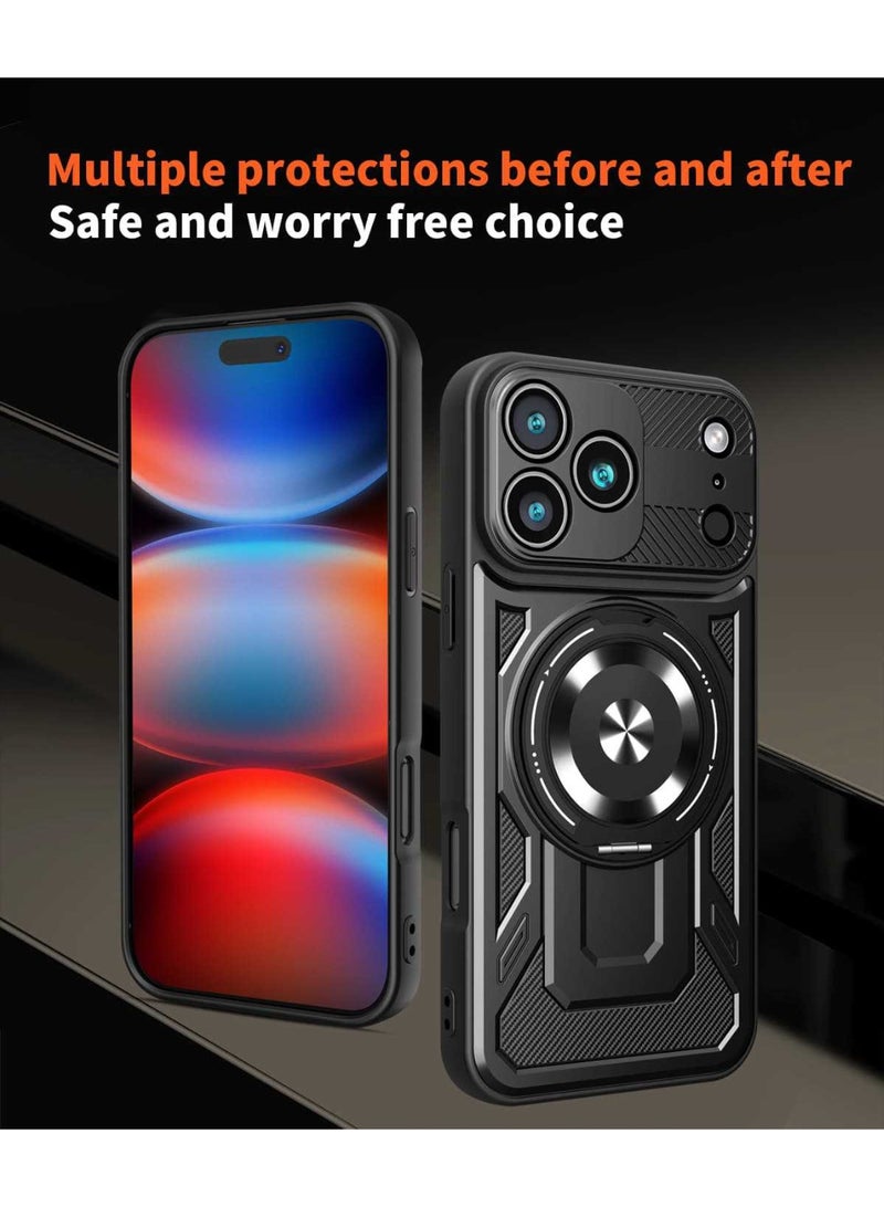 general Case for iPhone 17 Pro Max with Camera Protection, Built-in Stand - Shockproof, Drop-Proof - Image 3