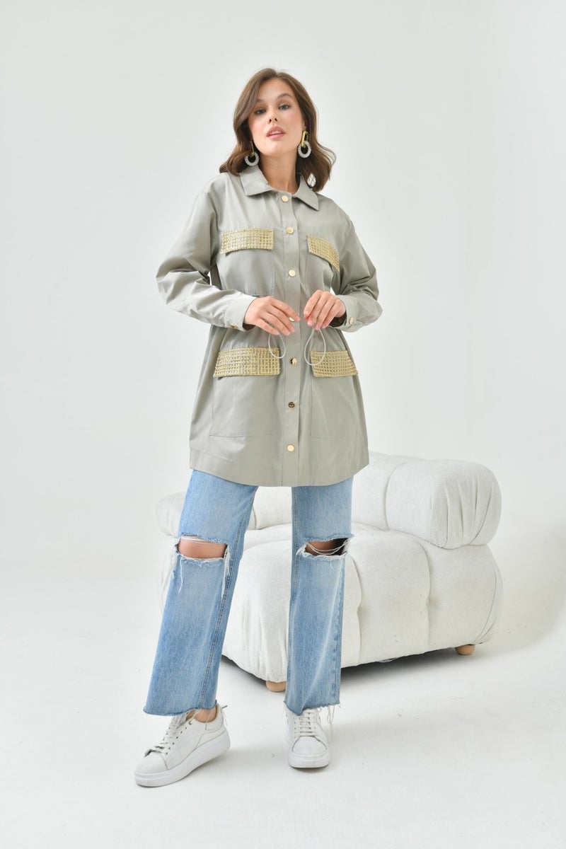 Garmi Women's Parachute Cap Gray  - Image 3