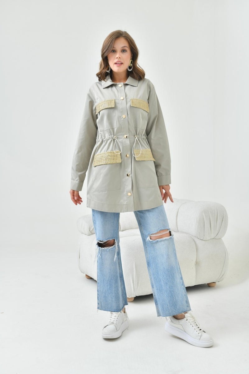 Garmi Women's Parachute Cap Gray  - Image 4