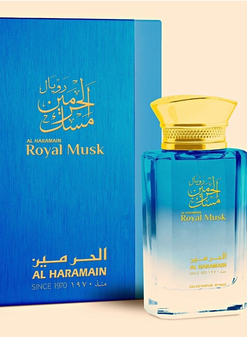 Al Haramain Royal Musk 100ml, 3.33oz, Unisex Perfume - Image 1