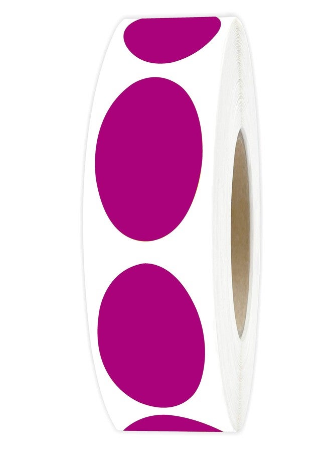 PARLAIM 1" Purple Round Color Coding Circle Dot Labels on a Roll, 1000 Stickers, 1 inch Diameter - Image 2